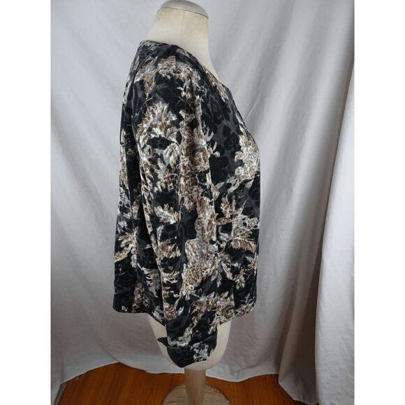 R Q T Women Corduroy Full Zip Jacket Size XL - Picture 4 of 10